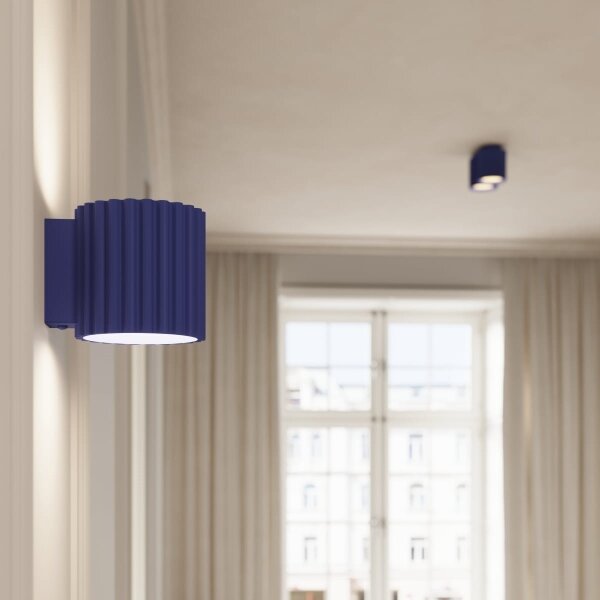 Sollux SL.1810 - Faretto AURA 2xGU10/10W/230V blu