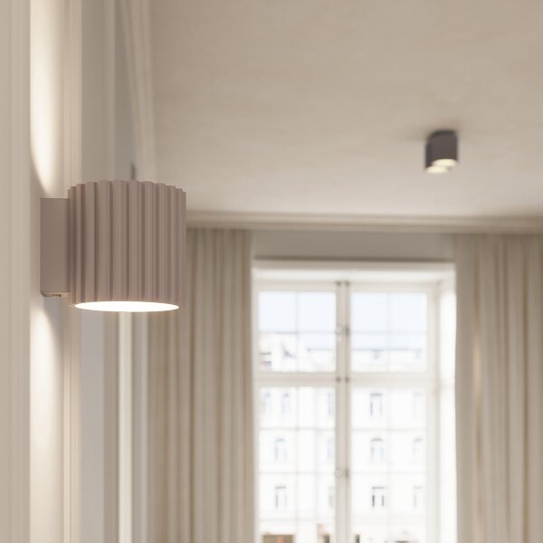 Sollux SL.1815 - Faretto AURA 2xGU10/10W/230V taupe
