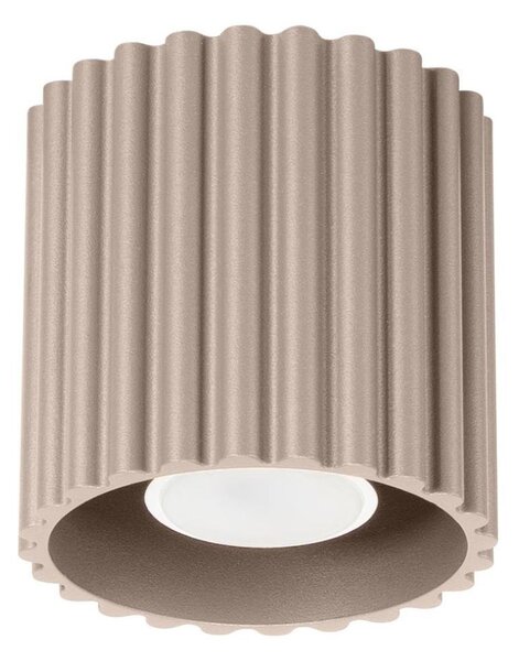 Sollux SL.1814 - Faretto AURA 1xGU10/10W/230V 10 cm taupe