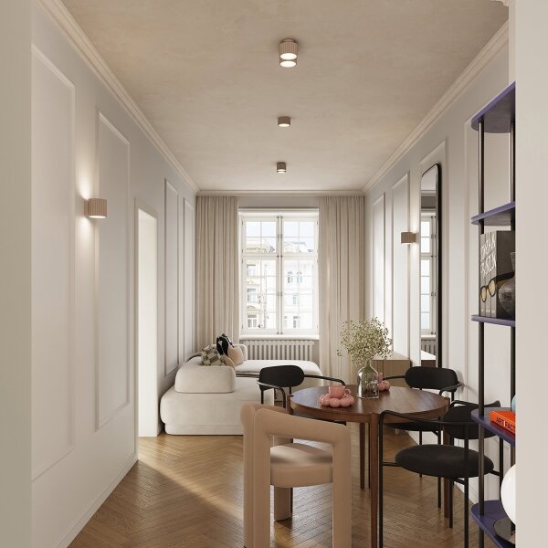 Sollux SL.1817 - Faretto AURA 1xGX53/10W/230V 6 cm taupe