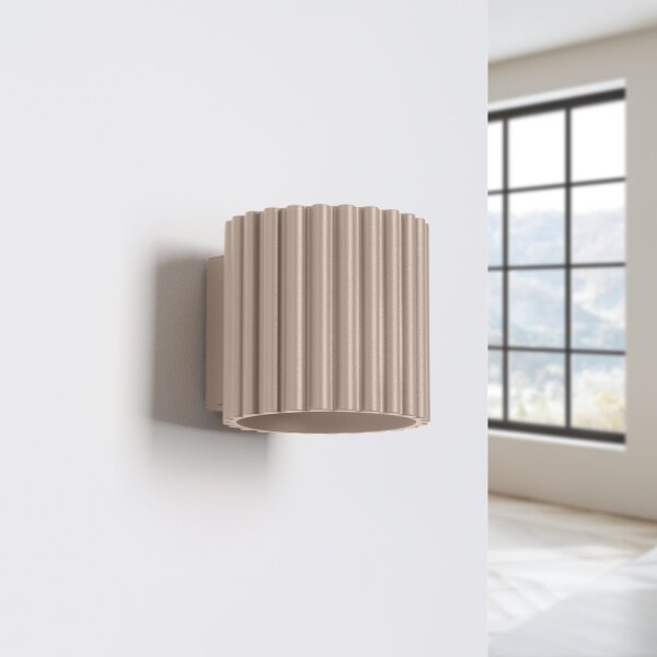 Sollux SL.1816 - Applique da parete AURA 1xG9/10W/230V taupe