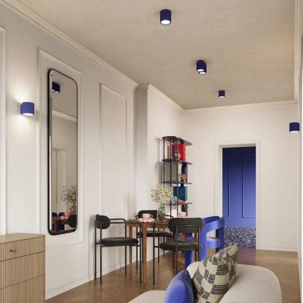 Sollux SL.1811 - Applique AURA 1xG9/10W/230V blu