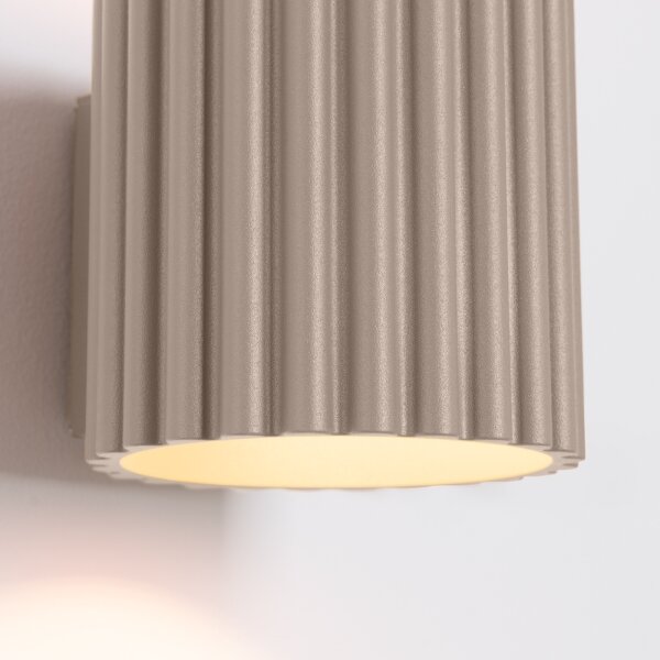 Sollux SL.1816 - Applique da parete AURA 1xG9/10W/230V taupe