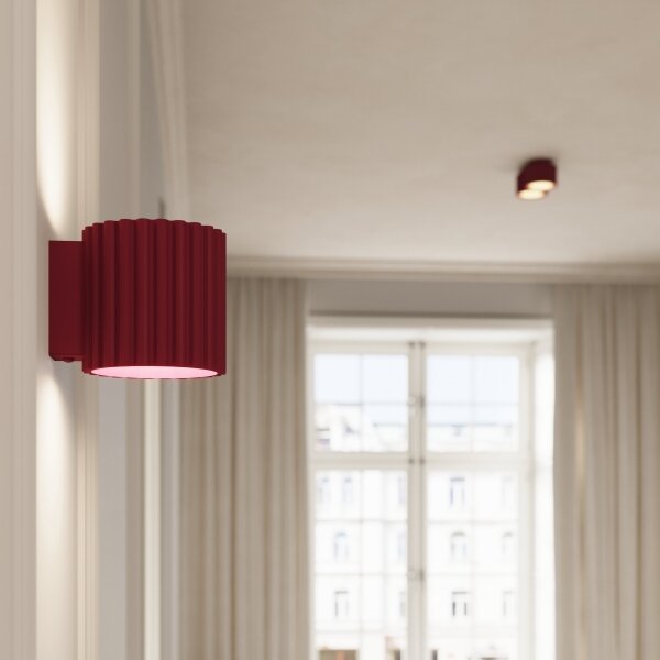 Sollux SL.1823 - Faretto AURA 2xGX53/10W/230V rosso