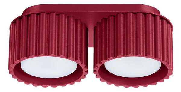 Sollux SL.1823 - Faretto AURA 2xGX53/10W/230V rosso