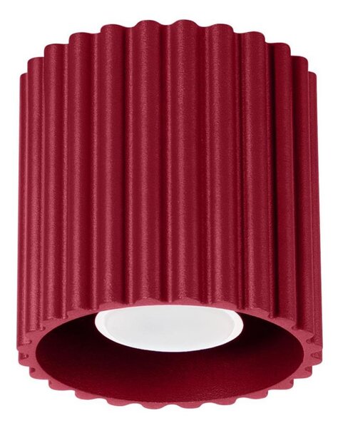 Sollux SL.1819 - Faretto AURA 1xGU10/10W/230V 10 cm rosso