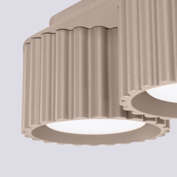 Sollux SL.1818 - Faretto AURA 2xGX53/10W/230V taupe