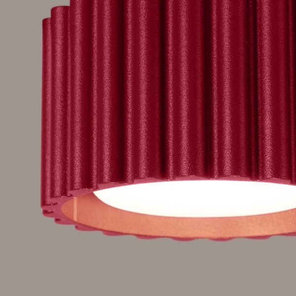 Sollux SL.1822 - Faretto AURA 1xGX53/10W/230V 6 cm rosso