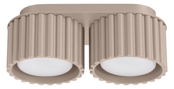 Sollux SL.1818 - Faretto AURA 2xGX53/10W/230V taupe