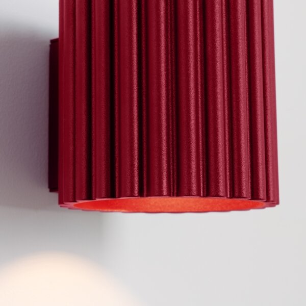 Sollux SL.1821 - Lampada da parete AURA 1xG9/10W/230V rossa