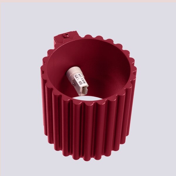 Sollux SL.1821 - Lampada da parete AURA 1xG9/10W/230V rossa