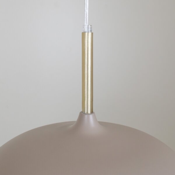 BRILAGI - Lampadario a sospensione con filo ABRAHAM 1xE27/60W/230V diametro 45 cm beige