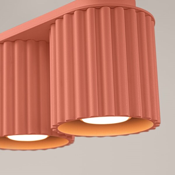 Sollux SL.1825 - Faretto AURA 2xGU10/10W/230V rosa