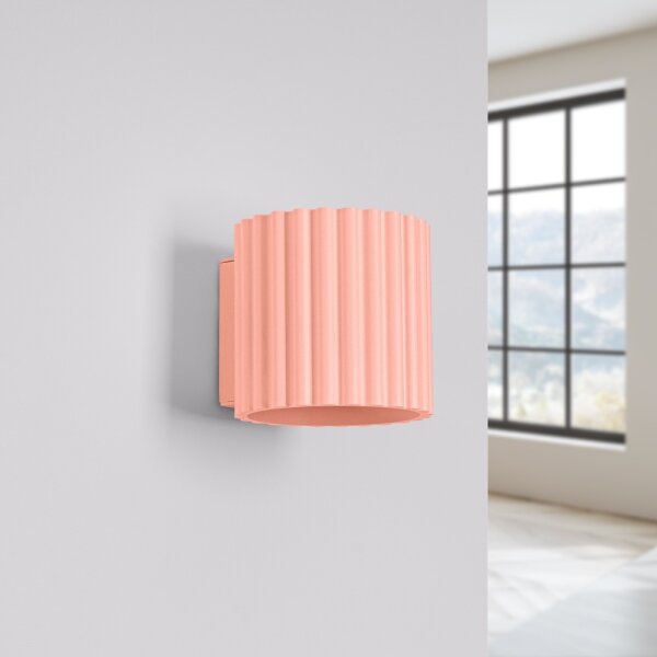 Sollux SL.1826 - Lampada da parete AURA 1xG9/10W/230V rosa