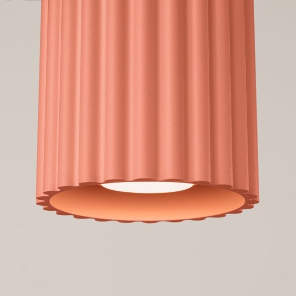 Sollux SL.1824 - Faretto AURA 1xGU10/10W/230V 10 cm rosa