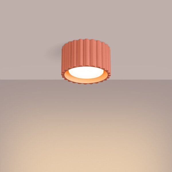 Sollux SL.1827 - Faretto AURA 1xGX53/10W/230V 6 cm rosa