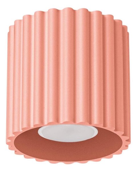 Sollux SL.1824 - Faretto AURA 1xGU10/10W/230V 10 cm rosa