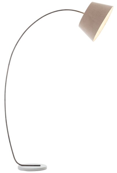 Brilliant - Lampada da terra BROK 1xE27/60W/230V tortora