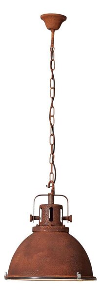 Brilliant - Lampadario a catena JESPER GLAS 1xE27/60W/230V ramato