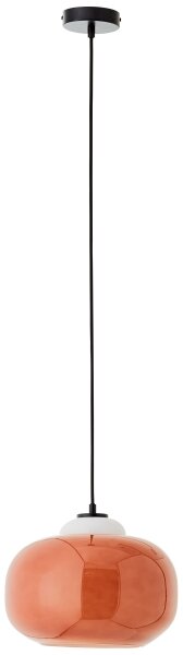 Brilliant - Lampada a sospensione BLOP 1xE27/60W/230V arancione