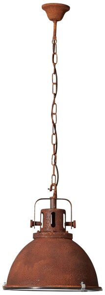Brilliant - Lampadario a catena JESPER GLAS 1xE27/60W/230V ramato