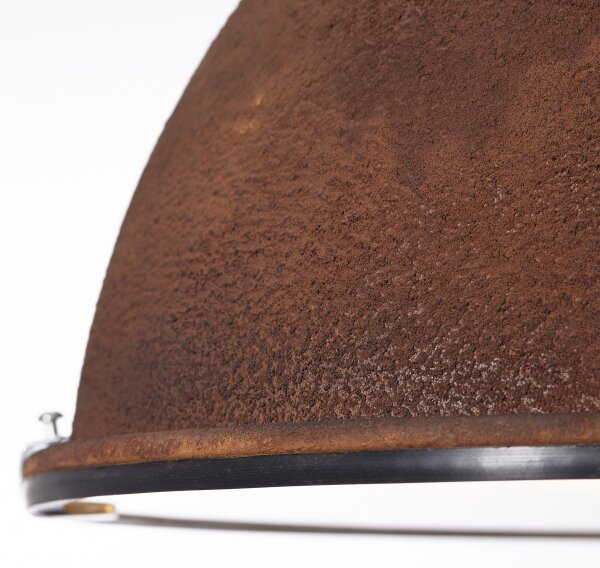 Brilliant - Lampadario a catena JESPER GLAS 1xE27/60W/230V ramato
