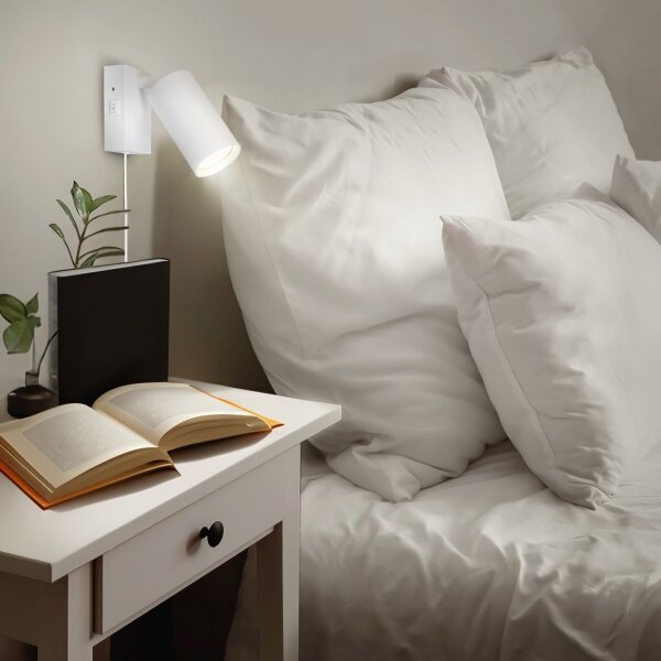 Solight WO3002-W - Lampada da parete CELE 1xGU10/30W/230V bianco
