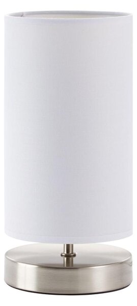 Brilliant - Lampada da tavolo CLARIE 1xE14/40W/230V cromo opaco/bianco