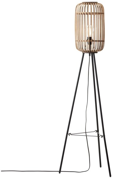 Brilliant - Lampada da terra WOODROW 1xE27/60W/230V bambù