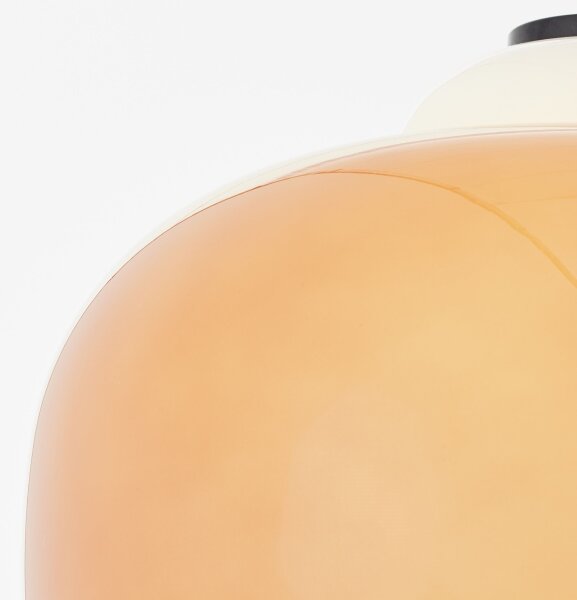 Brilliant - Lampada a sospensione BLOP 1xE27/60W/230V arancione