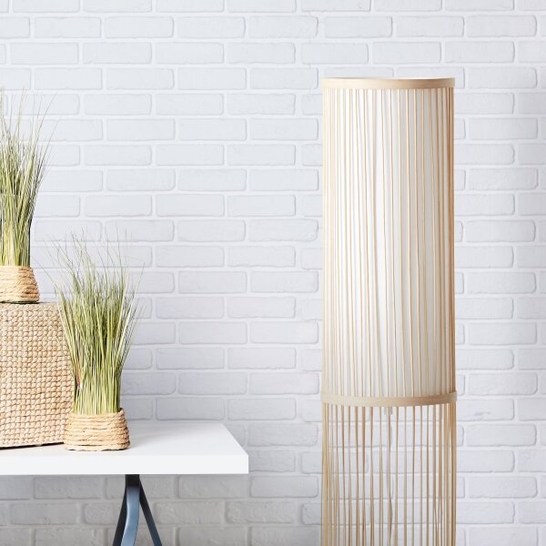 Brilliant - Lampada da terra NORI 1xE27/40W/230V bambù
