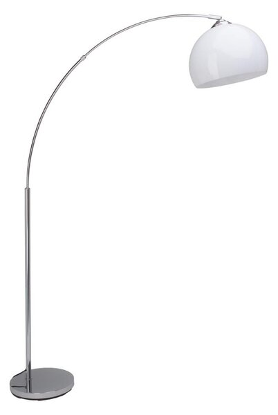 Brilliant - Lampada da terra VESSA 1xE27/60W/230V cromo lucido/bianco