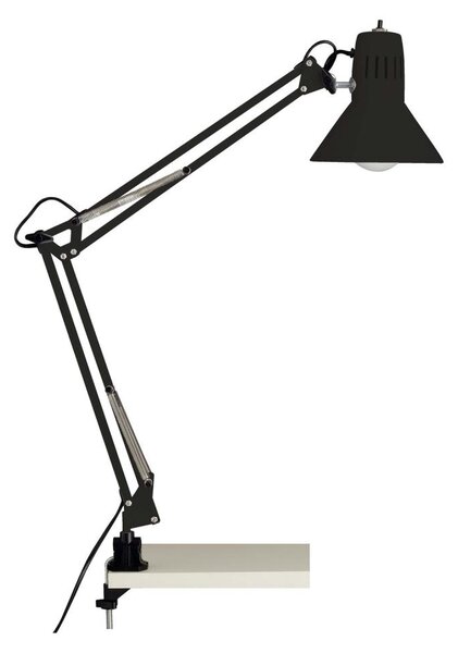 Brilliant - Lampada da tavolo con clip HOBBY 1xE27/40W/230V nera