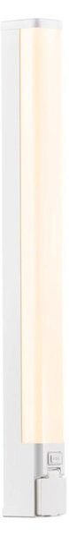 Nordlux - Illuminazione LED per specchio da bagno con presa integrata, 15W, 230V, IP44, 60 cm, bianco