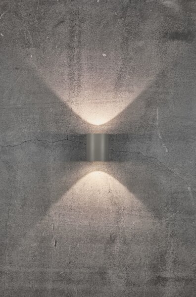 Nordlux - Applique LED da esterno CANTO 2xLED/5,5W/230V IP44 grigio