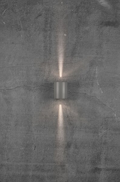Nordlux - Applique LED da esterno CANTO 2xLED/5,5W/230V IP44 grigio