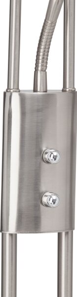 Brilliant - Lampada da terra dimmerabile a LED FINN 2xLED/13W/230V cromo satinato