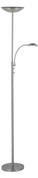 Brilliant - Lampada da terra dimmerabile a LED ROSANNA 2xLED/13W/230V cromo opaco