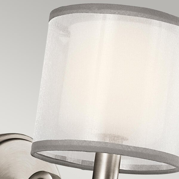 Kichler KL-LACEY1-AP - Applique da parete LACEY 1xE14/40W/230V cromo opaco