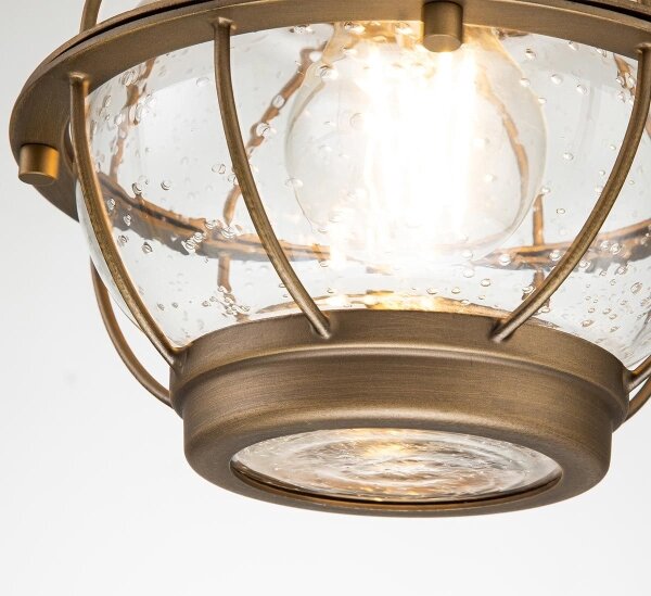 Kichler KL-BRIDGEPOINT8S-NBR - Lampadario da esterno BRIDGEPOINT 1xE27/60W/230V IP44
