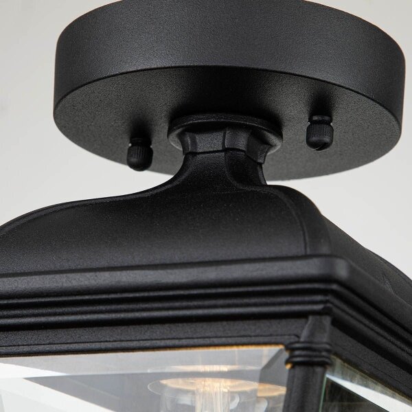Elstead BAYVIEW-PORCH-BK - Plafoniera da esterno BAYVIEW 1xE27/60W/230V IP44