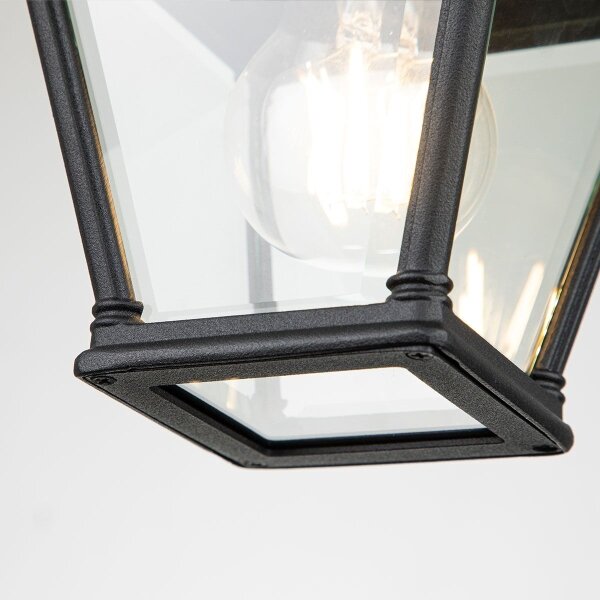 Elstead BAYVIEW-PORCH-BK - Plafoniera da esterno BAYVIEW 1xE27/60W/230V IP44