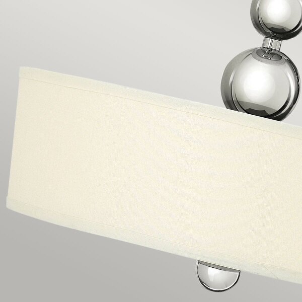 Hinkley HK-ZELDA-P-B-PN - Lampadario a catena ZELDA 3xE27/60W/230V in cromo lucido