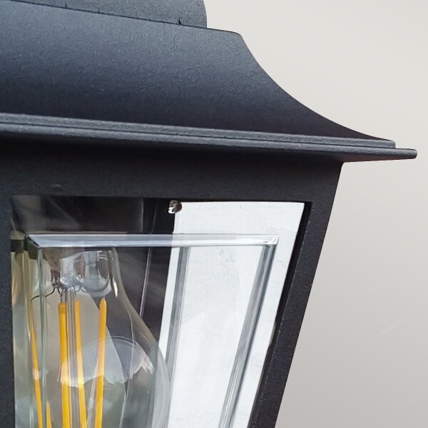 Elstead DECO-LANE7-BLACK -Applique da esterno DECO LANE 1xE27/60W/230V IP44