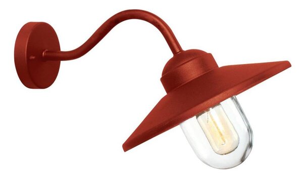 Elstead KLAMPENBORG-OXR- Lampada da esterno KLAMPENBORG 1xE27/60W/230V IP44 rossa