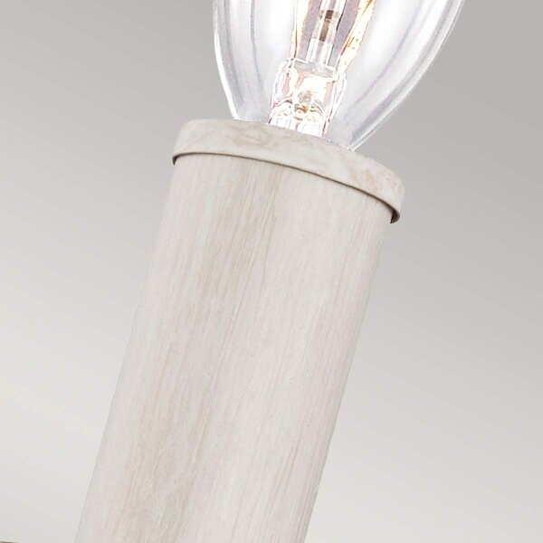 Feiss FE-HARTSVILLE1 - Applique da parete HARTSVILLE 1xE14/40W/230V beige/marrone