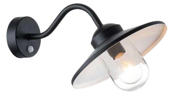 Elstead KLAMPENBORG-PIR-BK-Lampada da esterno con sensore KLAMPENBORG 1xE27/60W/230V IP44