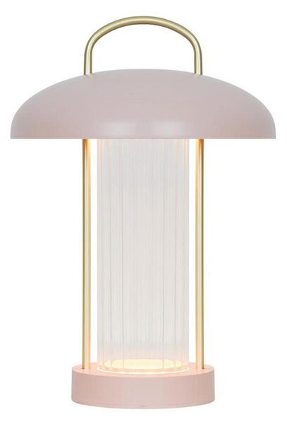Nordlux - LED dimmerabile. Lampada da tavolo ricaricabile a sfioramento MIRANO LED/3W/3,7V rosa