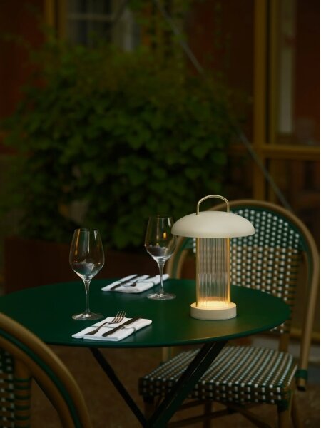 Nordlux - LED dimmerabile. Lampada da tavolo ricaricabile con controllo touch MIRANO LED/3W/3,7V beige