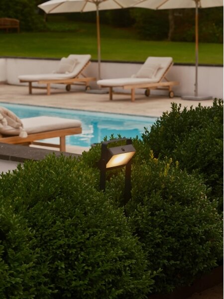 Nordlux - Lampada solare a LED SAULIO LED/4,45W/3,7V IP44 2000 mAh 60 cm